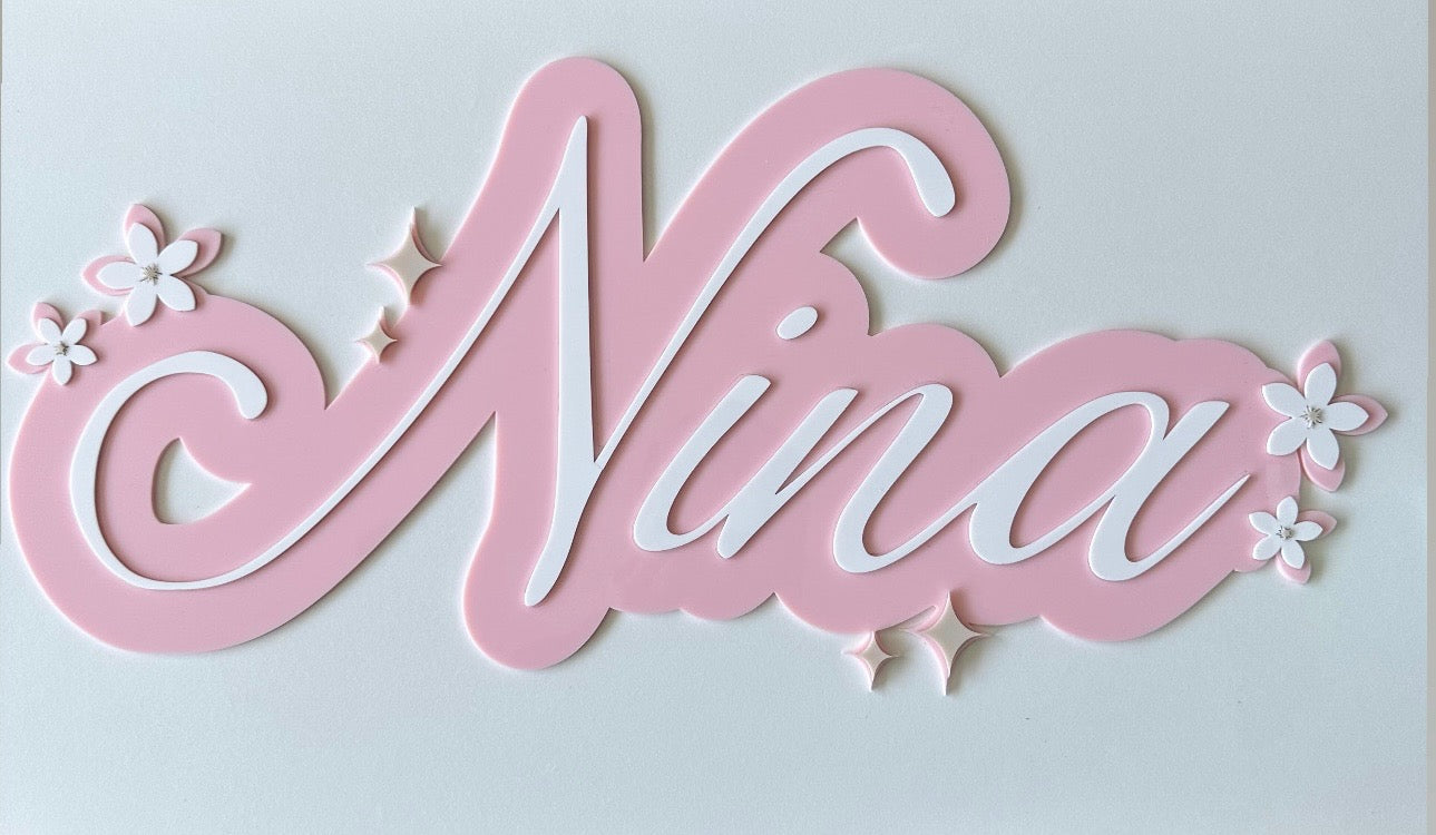 2 Layered Name sign