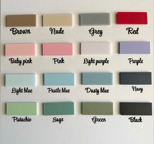 1 Layered Name sign