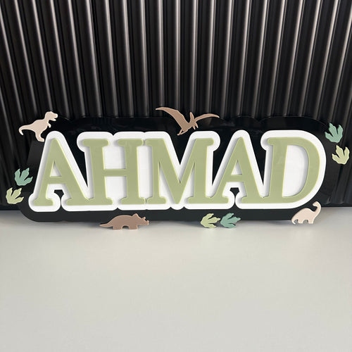 3 Layered Name sign
