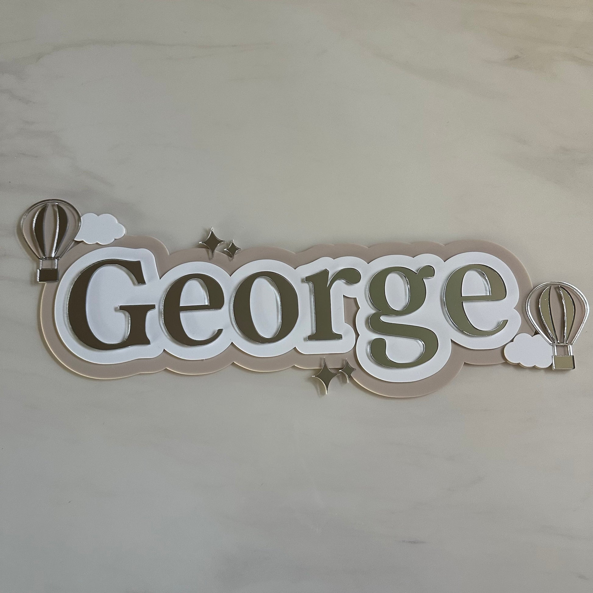 3 Layered Name sign