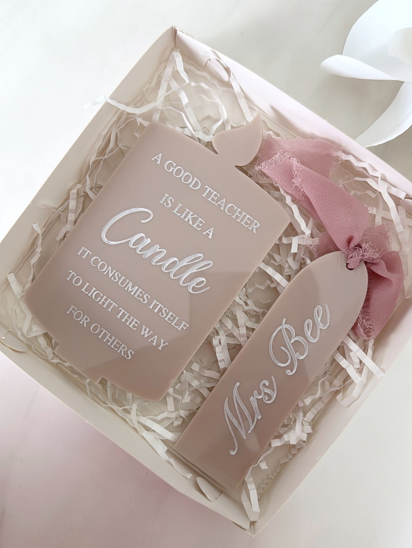 Acrylic Candle gift set